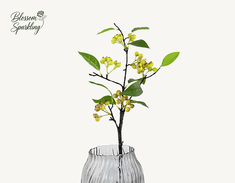 Short-Stem Artificial Wild Berries
